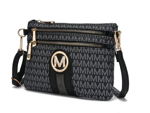MKF Collection Tarren Signature Crossbody/ Wristlet Bag by Mia K
