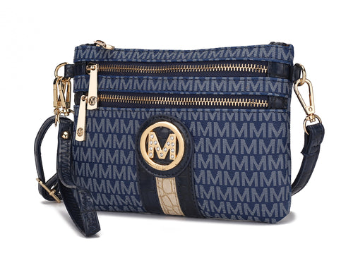 MKF Collection Tarren Signature Crossbody/ Wristlet Bag by Mia K