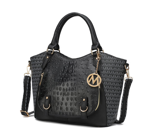 Jacqueline Signature Satchel Handbag