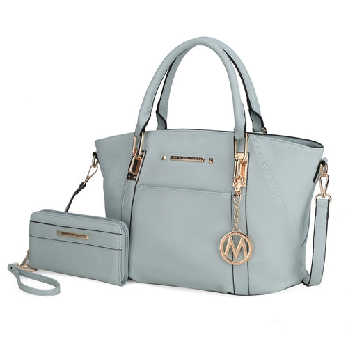 MKF Collection Darielle Satchel Bag with Wallet by Mia K
