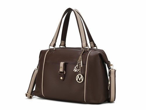 MKF Collection Opal Lightweight Satchel Bag Vegan Leather by Mia K