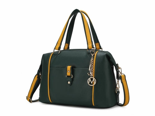 MKF Collection Opal Lightweight Satchel Bag Vegan Leather by Mia K