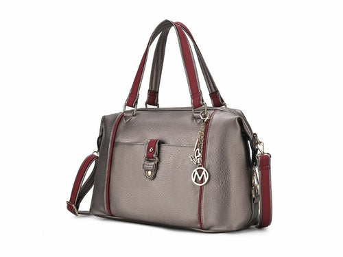 MKF Collection Opal Lightweight Satchel Bag Vegan Leather by Mia K