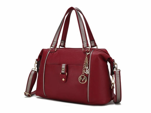 MKF Collection Opal Lightweight Satchel Bag Vegan Leather by Mia K