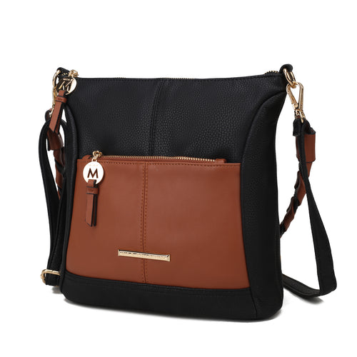 MKF Collection Nala Vegan Shoulder Bag Color Block by Mia K