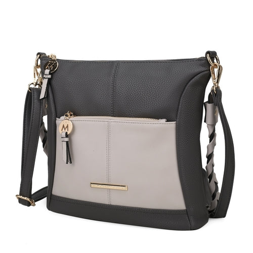 MKF Collection Nala Vegan Shoulder Bag Color Block by Mia K