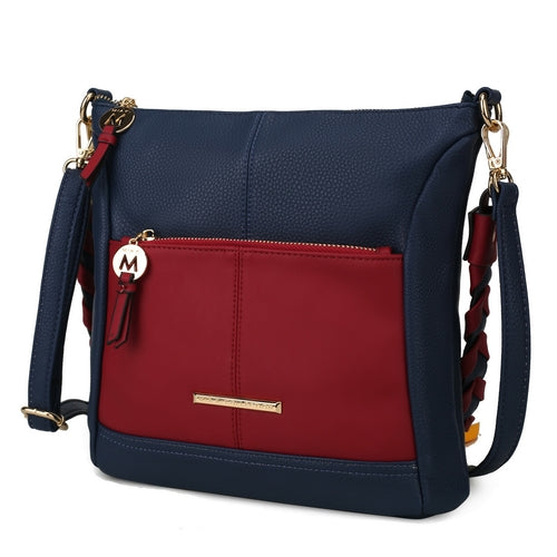 MKF Collection Nala Vegan Shoulder Bag Color Block by Mia K