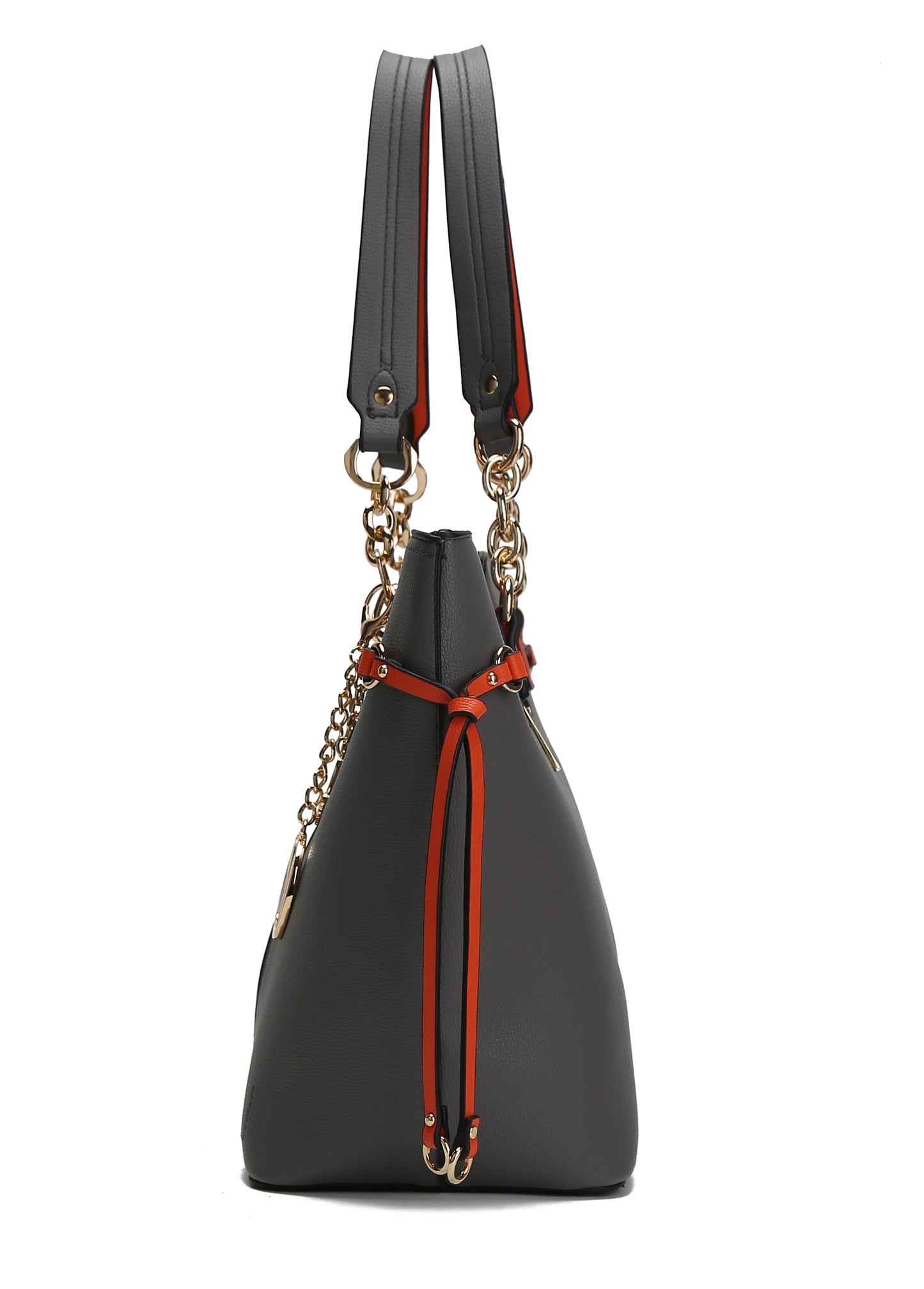 Holland Tote with Wristlet Handbag Vegan Leather