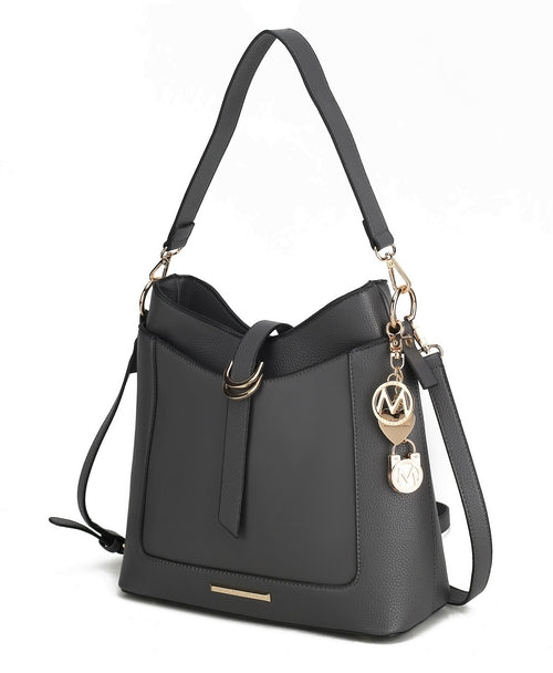 MKF Collection Geneva Vegan Leather Shoulder Bag by Mia K