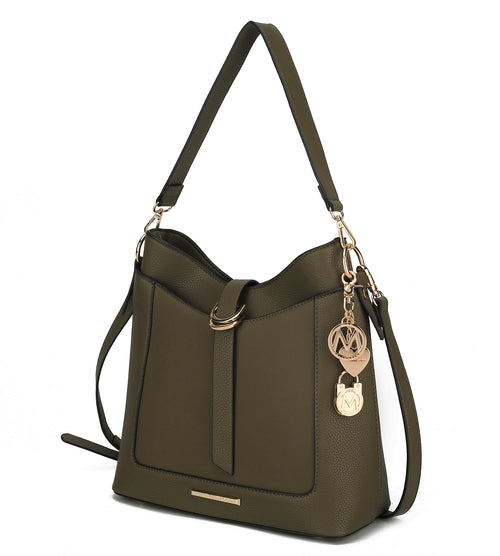 MKF Collection Geneva Vegan Leather Shoulder Bag by Mia K