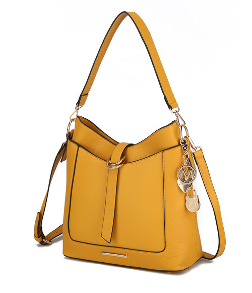 MKF Collection Geneva Vegan Leather Shoulder Bag by Mia K