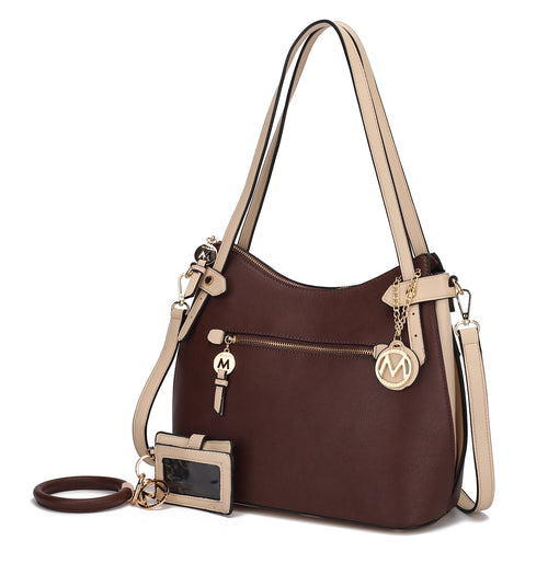 Jaseli Hobo with Wristlet Key Ring & card Holder