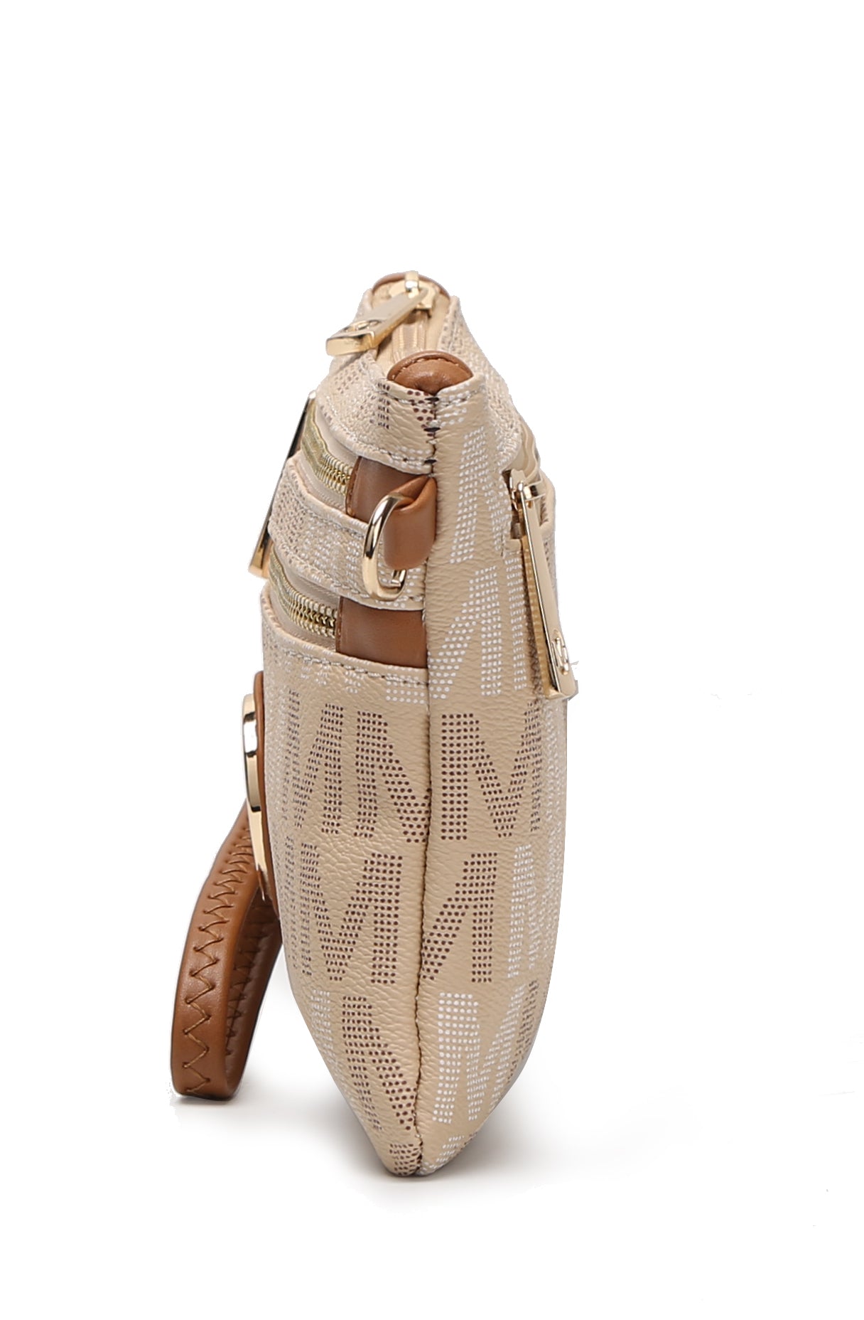 Helen Milan M Signature Crossbody Wristlet