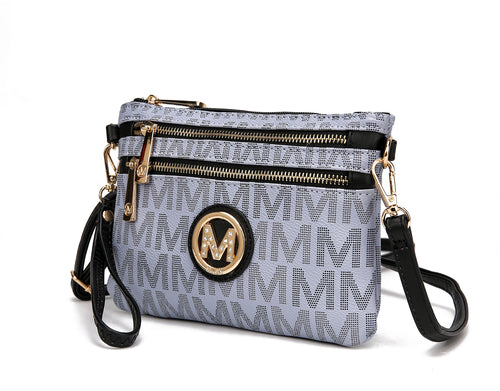 Helen Milan M Signature Crossbody Wristlet