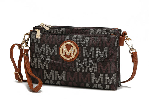 Ishani Five Compartments M Signature Cross-body Bag