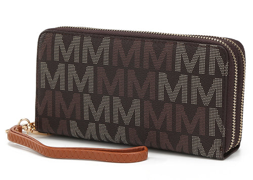 Hofstra M Signature Wallet Wristlet