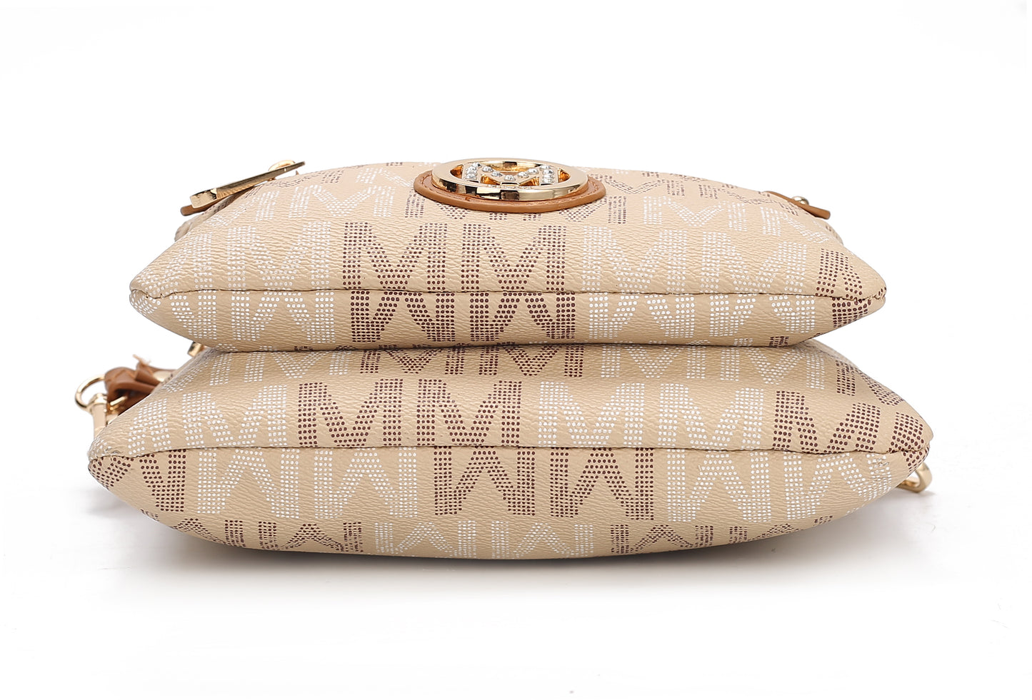 Camren M Signature Crossbody Handbag Vegan Leather Women