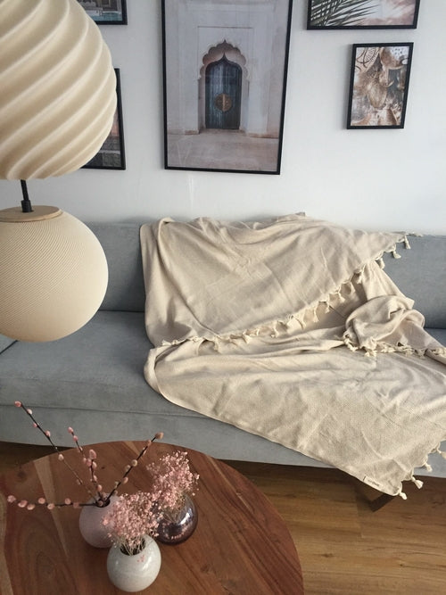 Handgewebte Decke "Marmaris"
