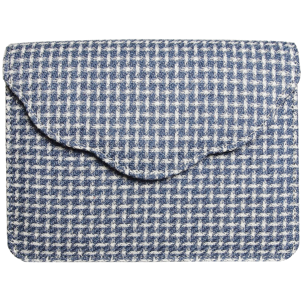 Fabric Belt Pouch Blue