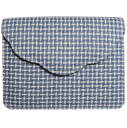 Fabric Belt Pouch Blue