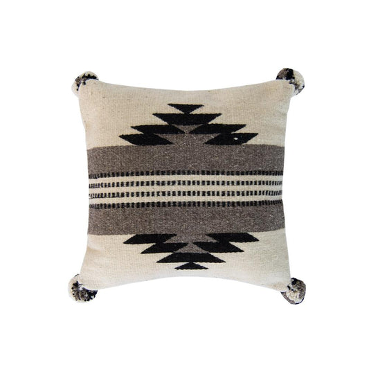 Telayú Gray Diamond Accent Pillow