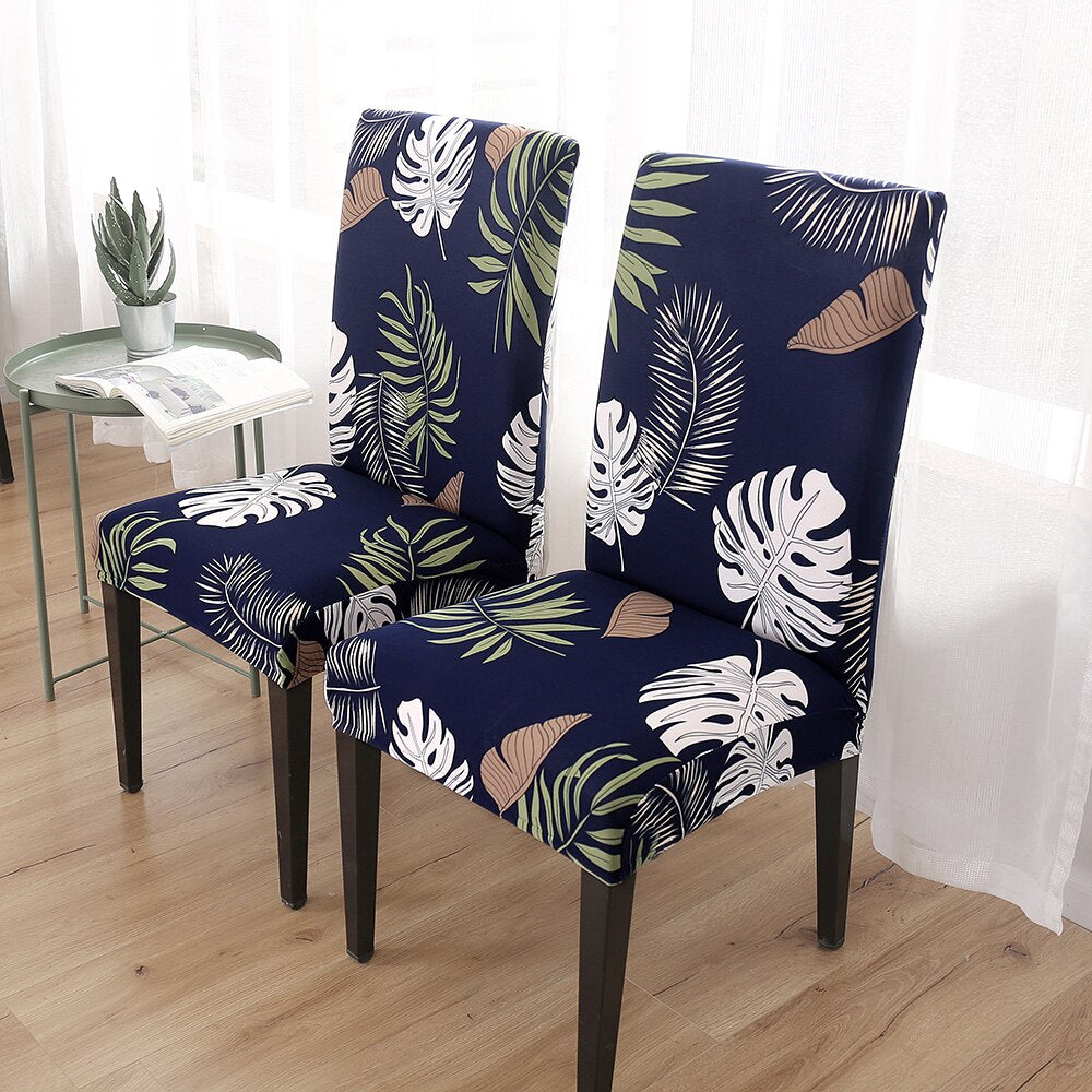 Rainforest Printing Chair Cover Elastic Seat