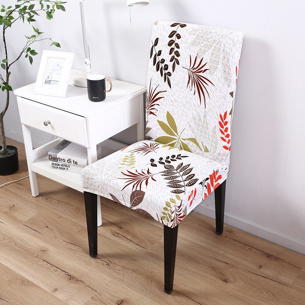 Rainforest Printing Chair Cover Elastic Seat