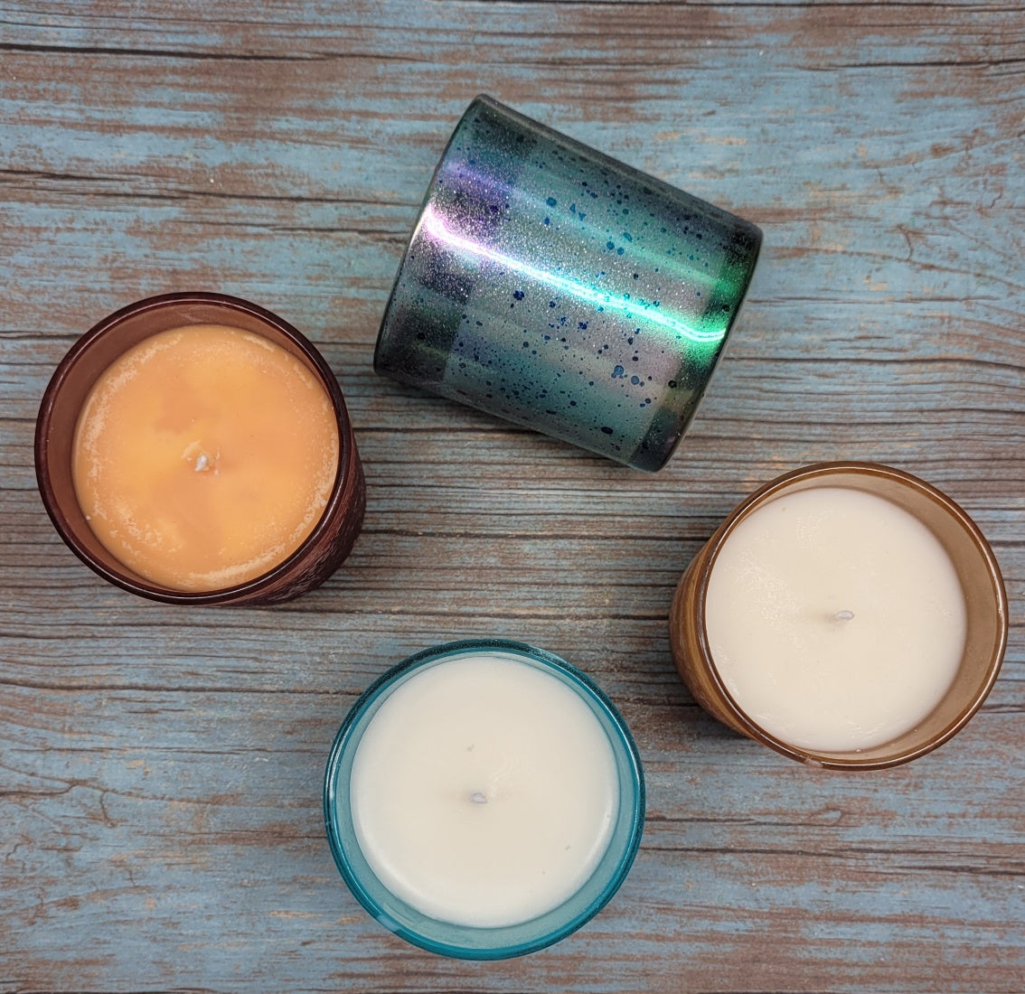 Organic Soy Wax Scented Candle, Hand-Poured, Tin Container