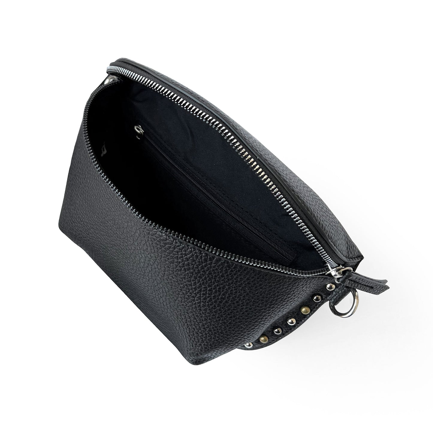 Pebble PU Shoulder Bag w/ Studs