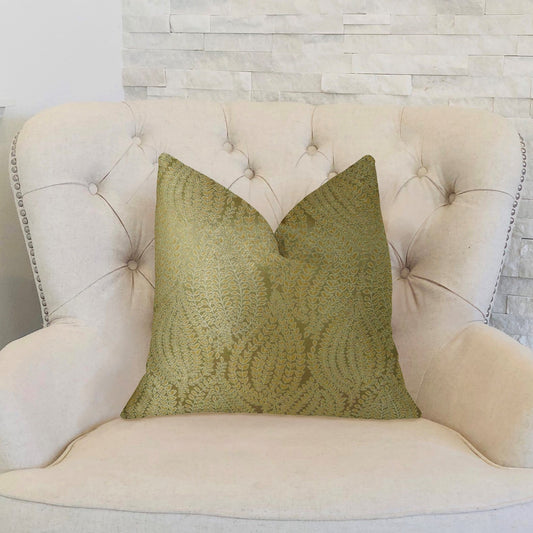 Golden Vineyard Gold Handmade Luxury Pillow