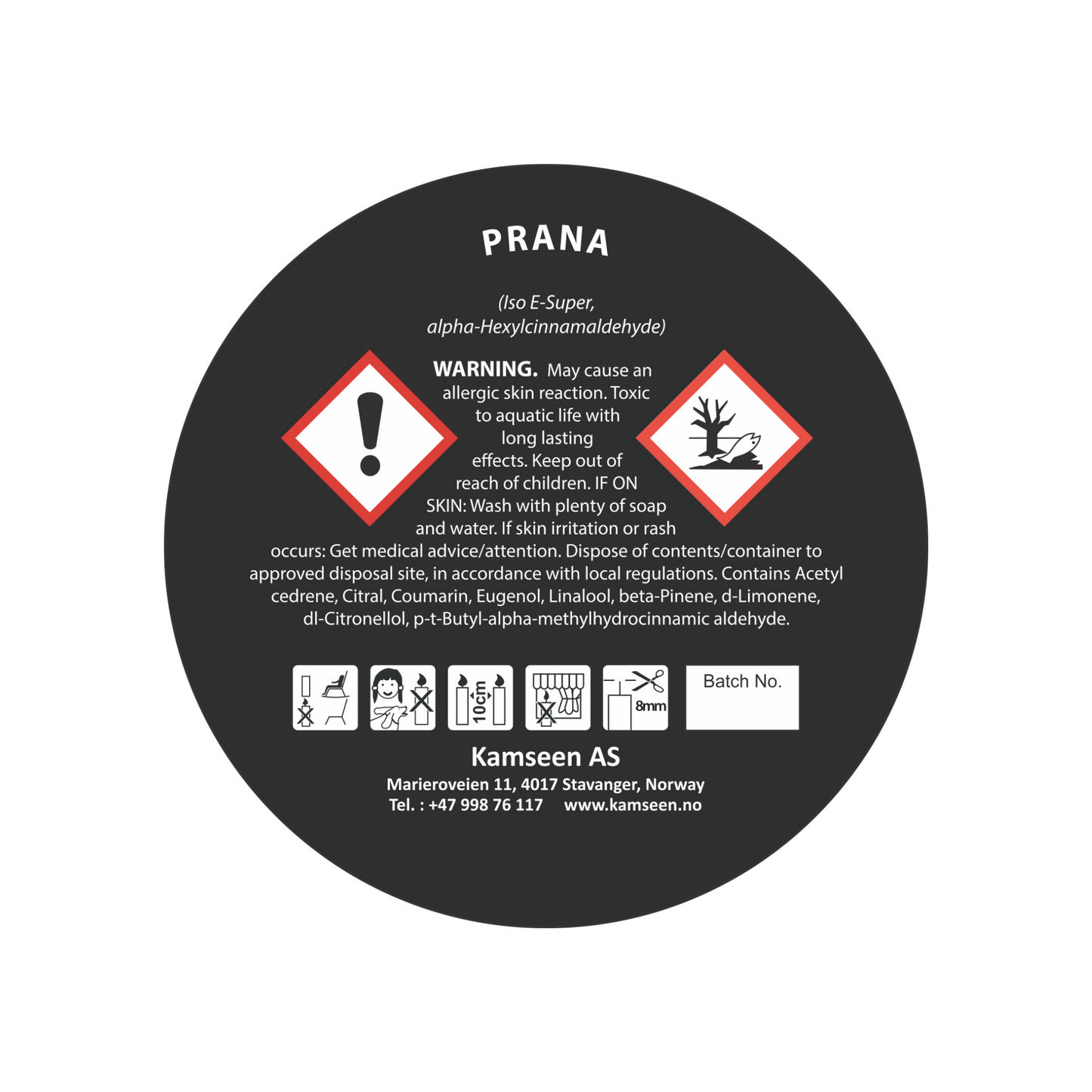 DUFTLYS PRANA- Toskansk Lær