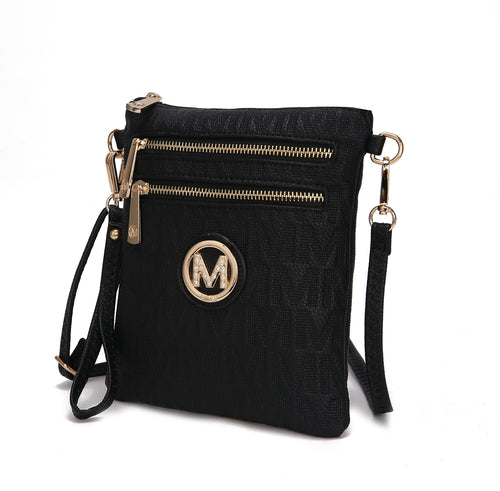 MKF Collection Andrea Milan M Signature Crossbody Bag by Mia K