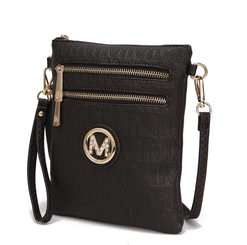MKF Collection Andrea Milan M Signature Crossbody Bag by Mia K