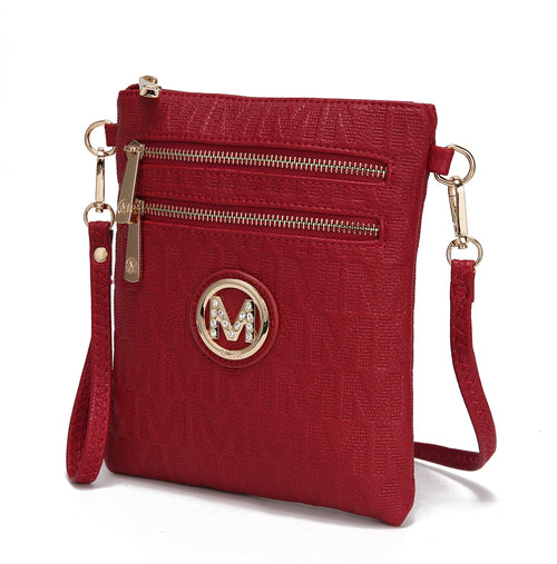 MKF Collection Andrea Milan M Signature Crossbody Bag by Mia K