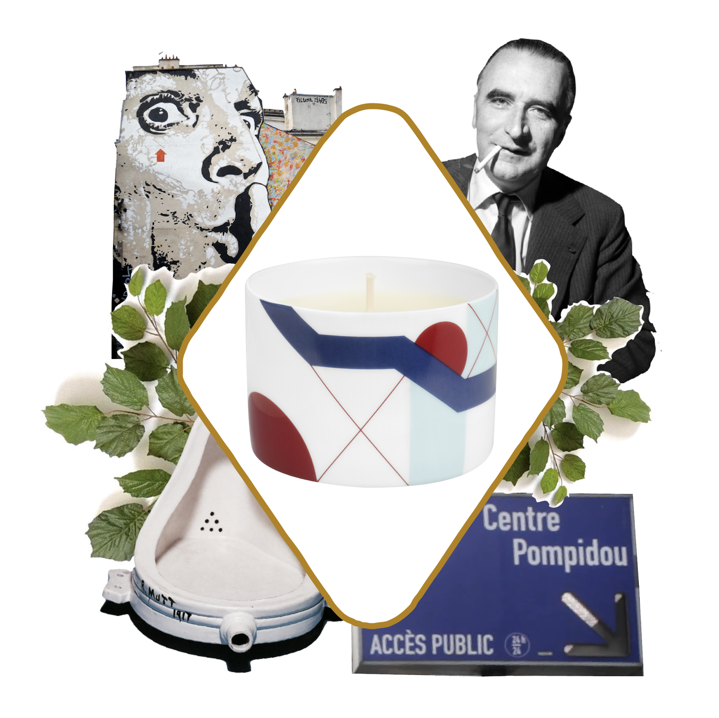 Bougie Parfumée Beaubourg - 130g