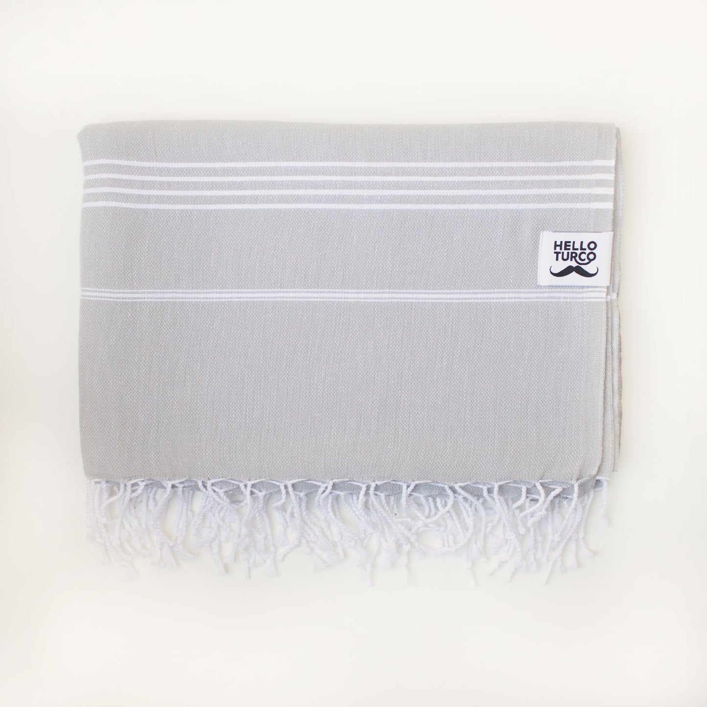 PICKIE Light Grey XXL - Große Bio-Baumwolldecke