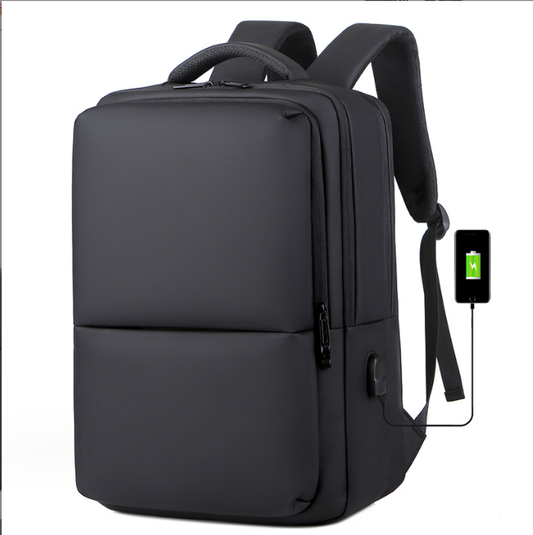Premium laptop backpack with exretnal charging port