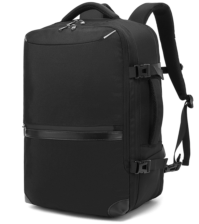 Laptop enlagrable black backpack
