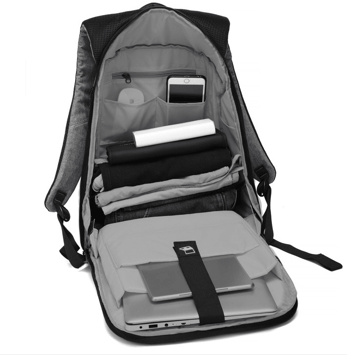 Modern Laptop backpack with charging port in bag