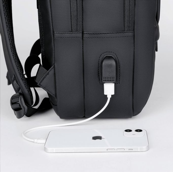 Laptop Backpack waterproof with charging port in bag