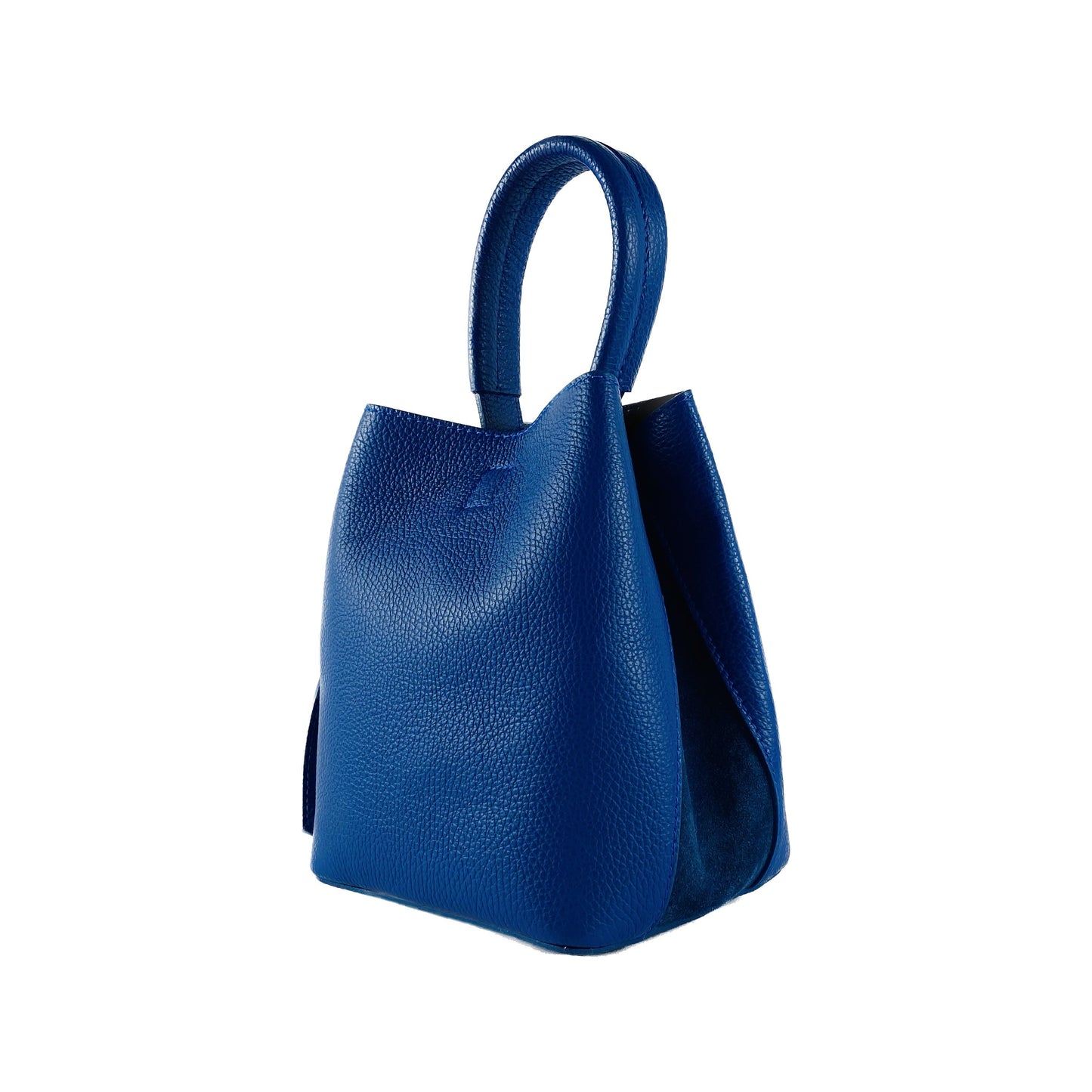 RB1006CH | Borsa a Secchiello con Pochette in Vera Pelle Made in