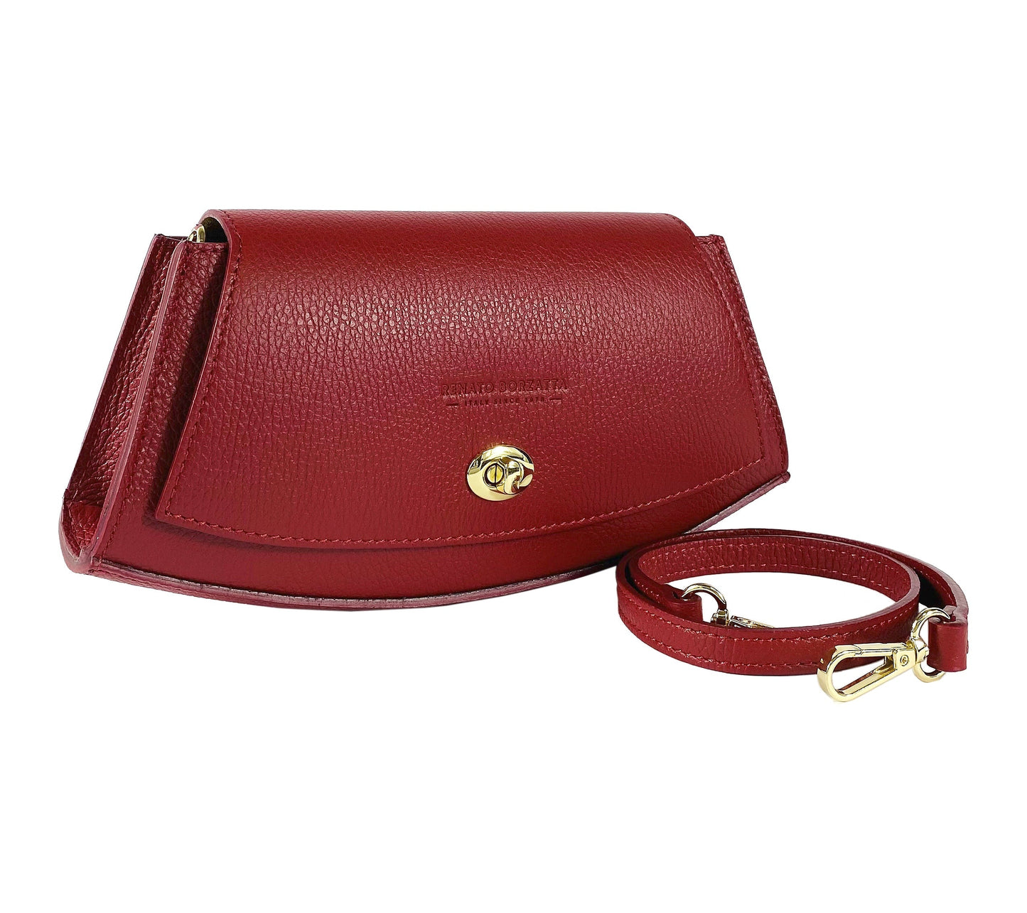 RB1009V | Borsa Donna a Spalla in Vera Pelle Made in Italy. Tracolla