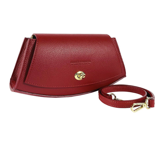 RB1009V | Borsa Donna a Spalla in Vera Pelle Made in Italy. Tracolla