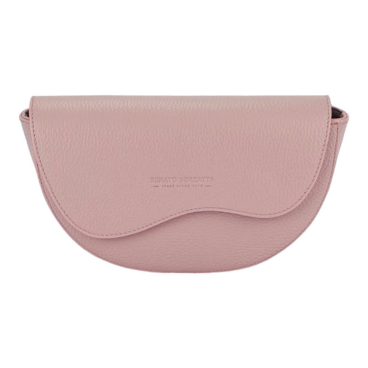 RB1027AZ | Borsa Donna a Bandoliera stondata in Vera Pelle Made in