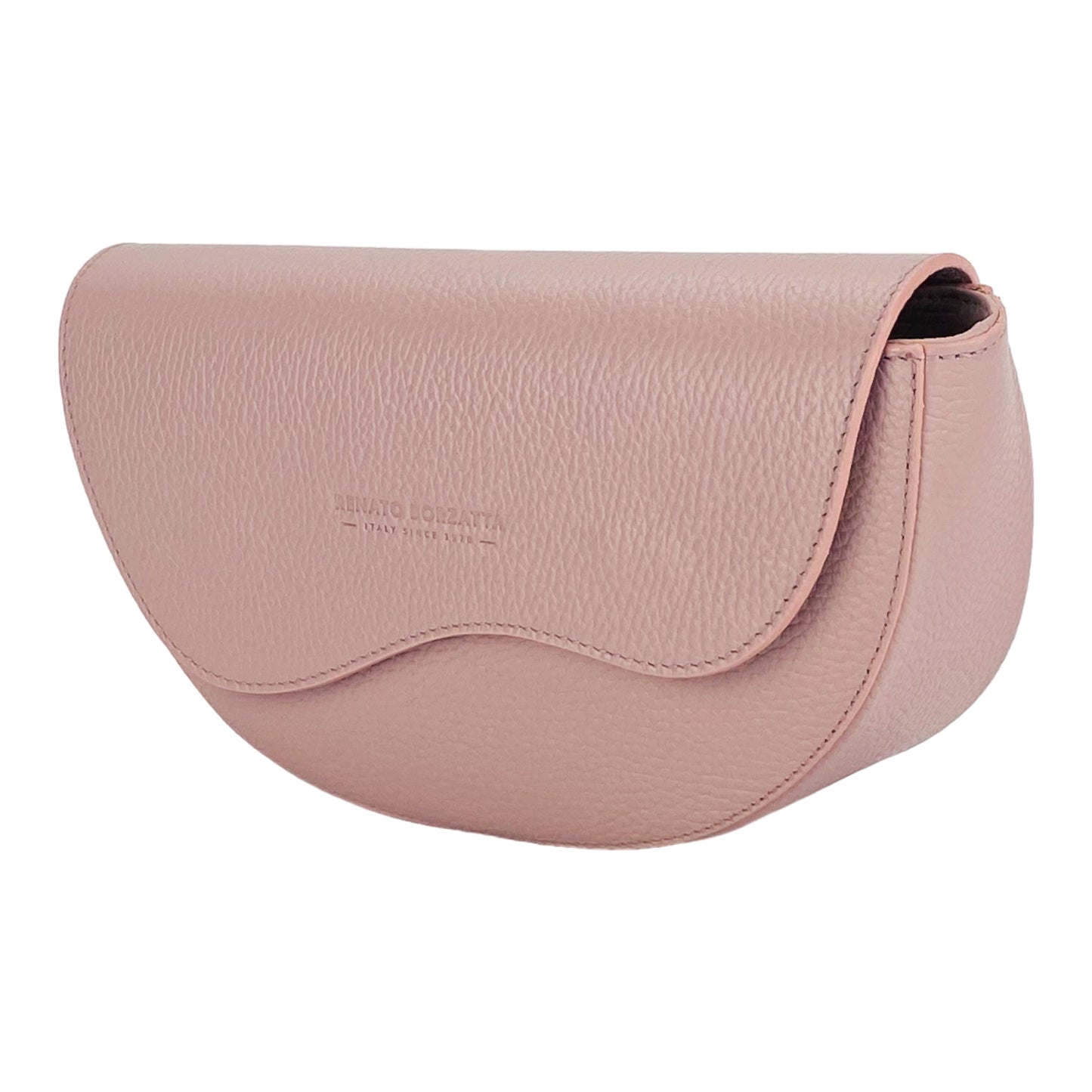 RB1027AZ  | Borsa Donna a Bandoliera stondata in Vera Pelle Made in