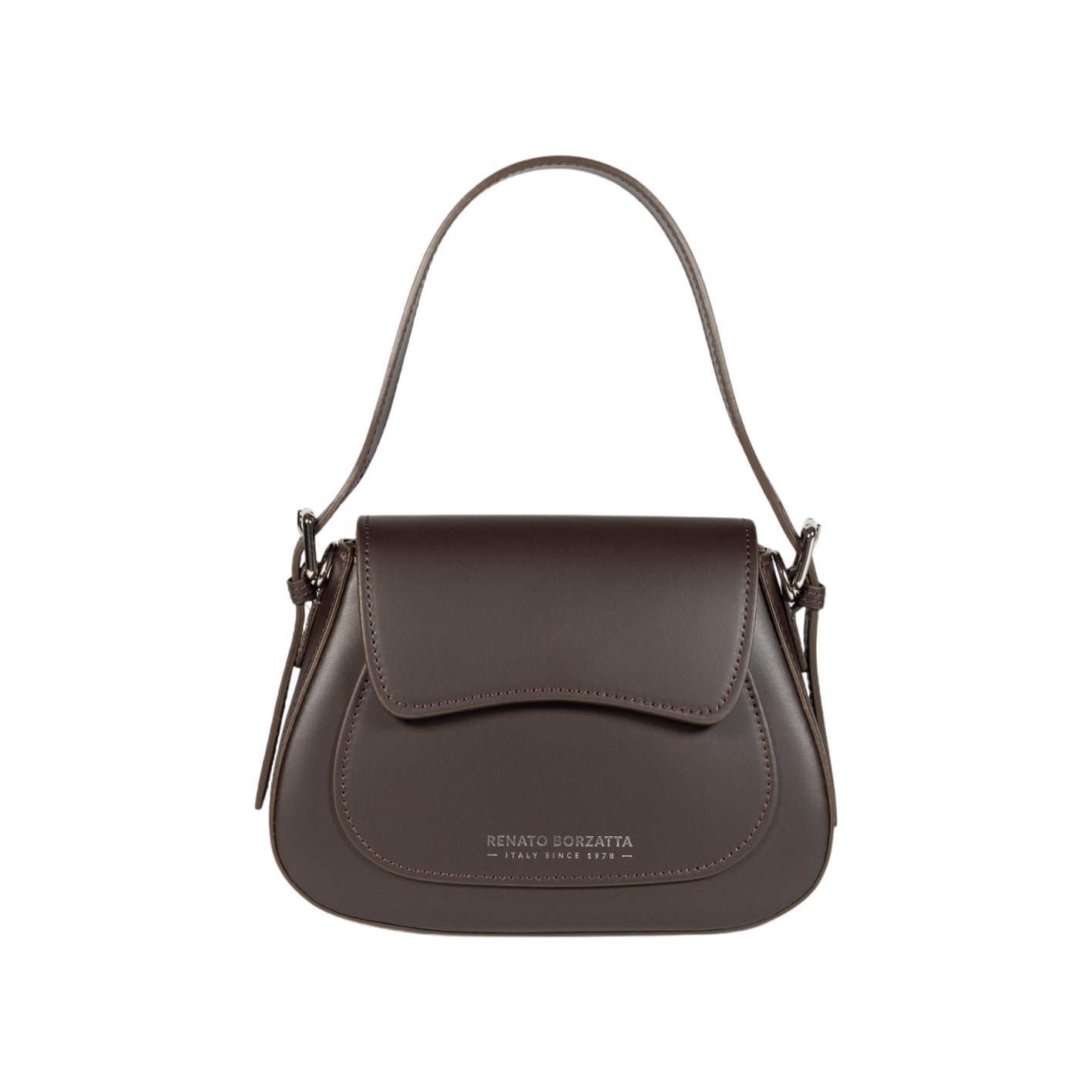 RB1030CI | Borsa Donna a Spalla EMMA con pattina in Vera Pelle Made in