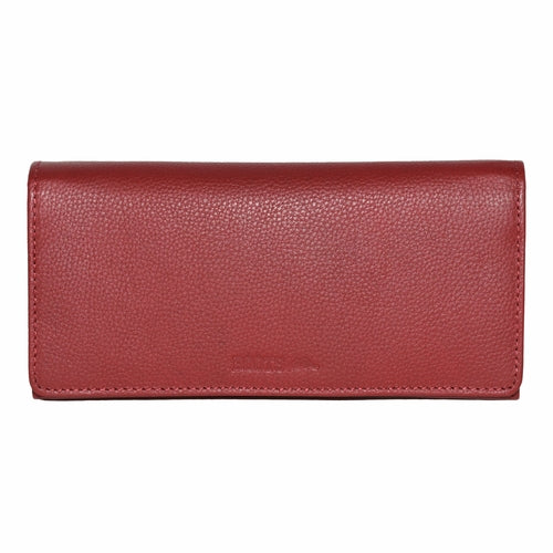 Ladies Leather Expander Clutch Wallet