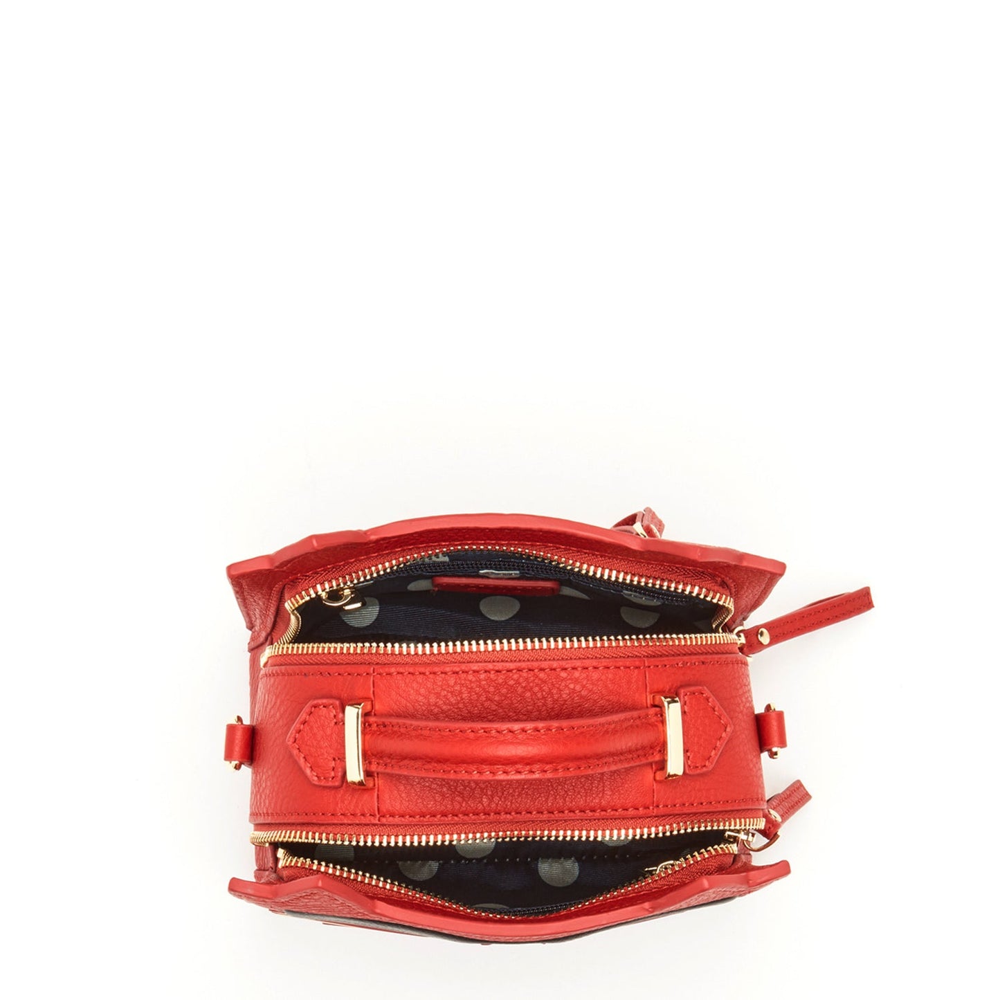 SUSU Leather Cat Bag Red Crossbody Purse Women's Handbag