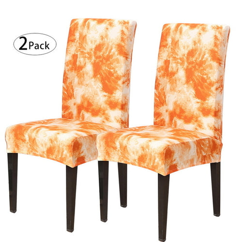 Removable Chair Covers Flower Printing Stretch
