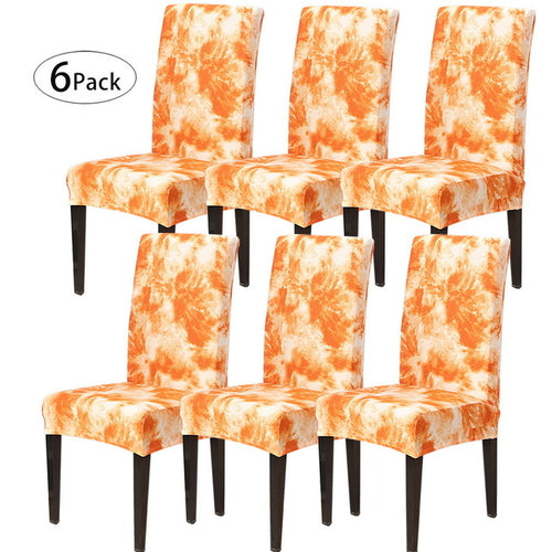 Removable Chair Covers Flower Printing Stretch